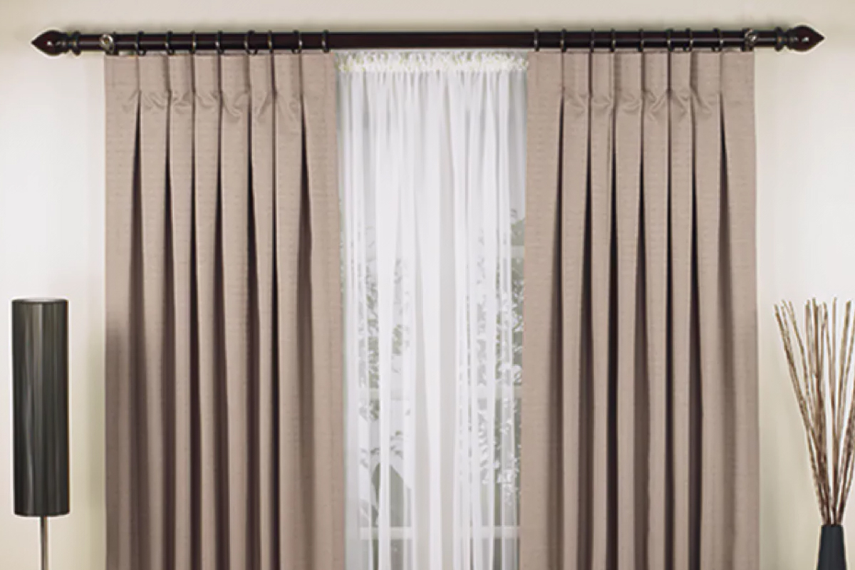 Inverted Box Pleat Curtains - Petres Curtains
